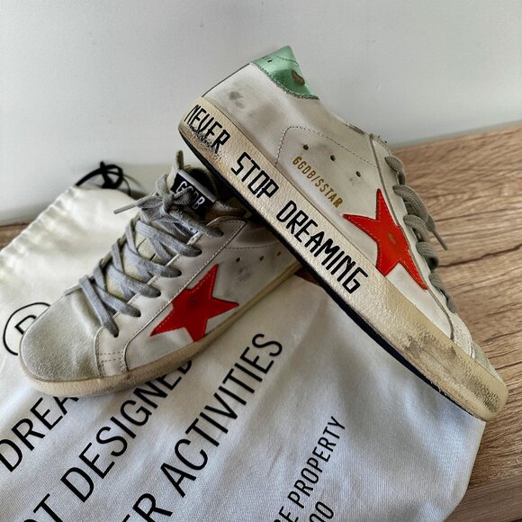 Golden Goose Shoes - Golden Goose - Superstar Never Stop Dreaming Sneakers - 7.5 W